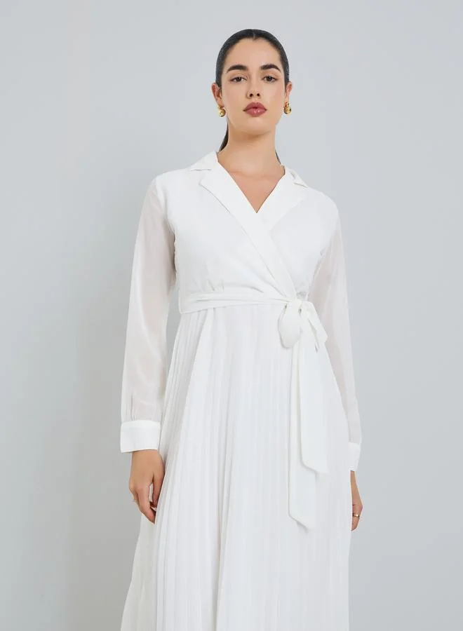 ستايلي فستان طويل نسائي مكسر